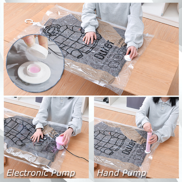 Jumbo Hanging Coat Vacuum Bag - Image 3