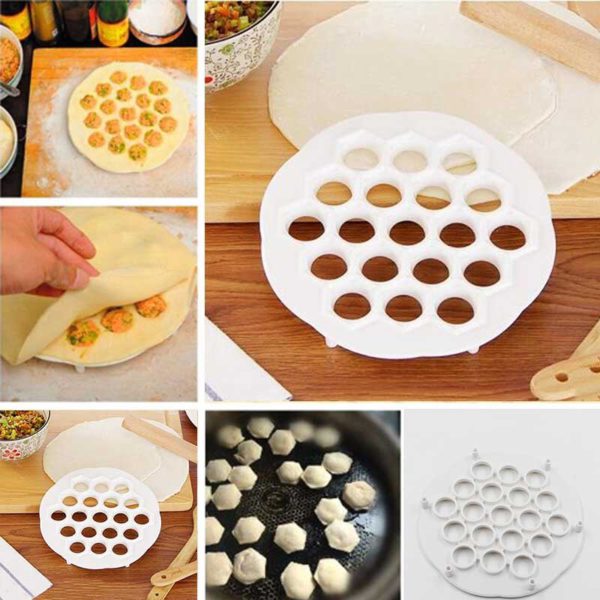 Kitchen 19Hole Dumpling Mold