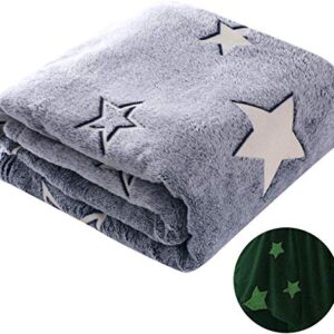 Magic Glow-in-the-dark Velvet Throw Blanket