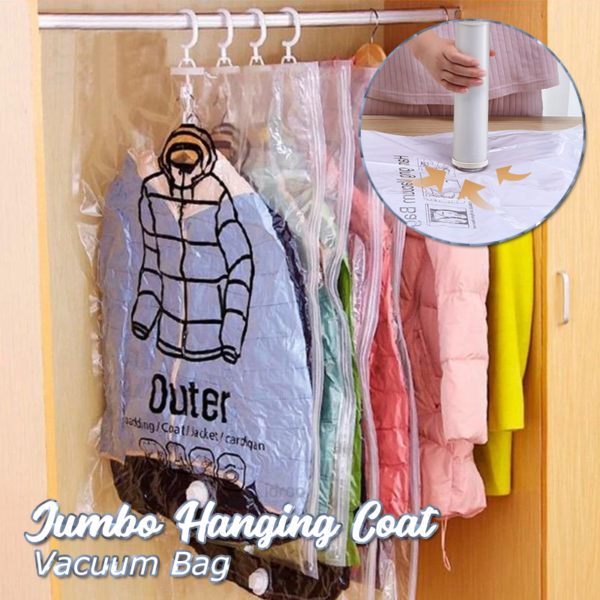 Jumbo Hanging Coat Vacuum Bag