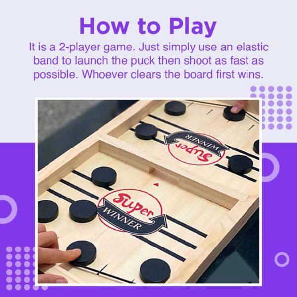 Slingshot Hockey Party Game