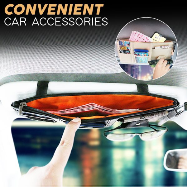 All-In-One Car Sun Visor Organizer