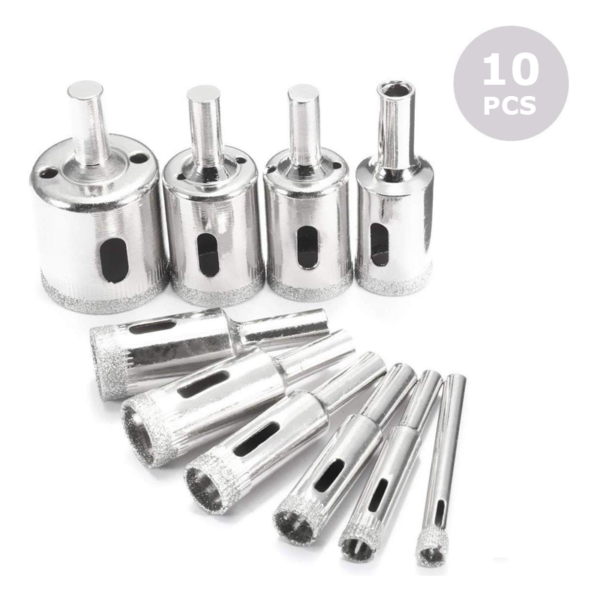 Heavy Duty Hole Saw Drill Bits Set (10pcs) - Image 3