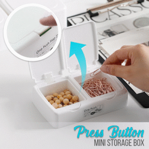 Press-Button Mini Storage Box