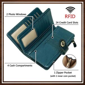 RFID Safe Large Women's Wallet