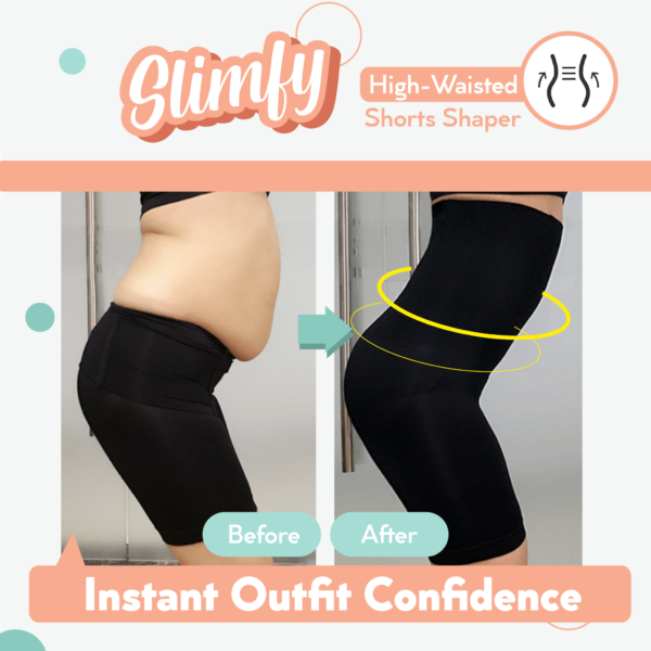 Slimfy High-Waisted Shorts Shaper - Image 4