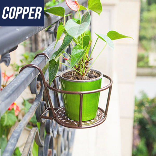 Easy Hang Durable Railing Flower Basket