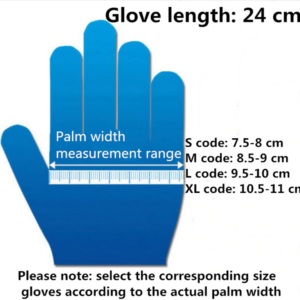 Black Disposable Latex Gloves