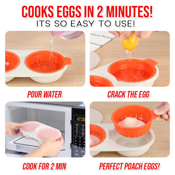 Microwave Perfect Eggs Poacher - Image 3