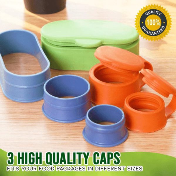 Air-Tight Bag Sealing Cap Set(3pcs) - Image 3