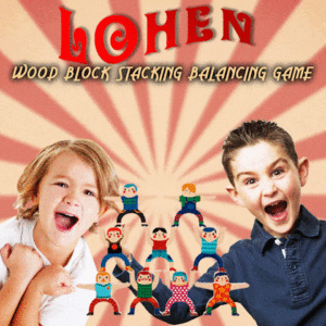 LOHEN Wood Block Stacking Balancing Game