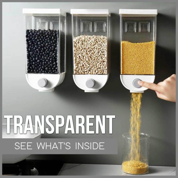 Grains Sealed Jar Dispenser - Image 2