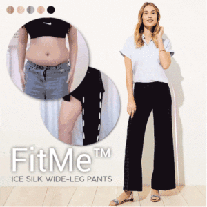 FitMe™ Ice Silk Wide-Leg Pants