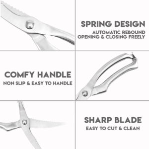 All In One Stainless Kitchen Scissors