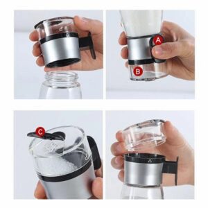 Push-type Salt Dispenser Spice Shaker