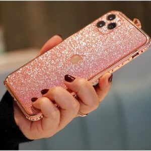 2020 Newest Crystal bling Anti-fall Border Case for iPhone