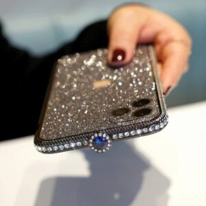 2020 Newest Crystal bling Anti-fall Border Case for iPhone