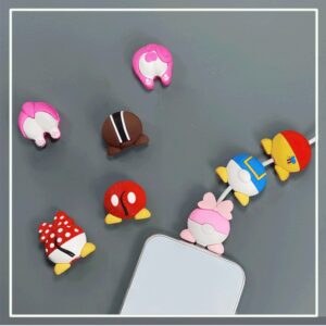 Cartoon Data Line Protective Sleeve（3pcs）