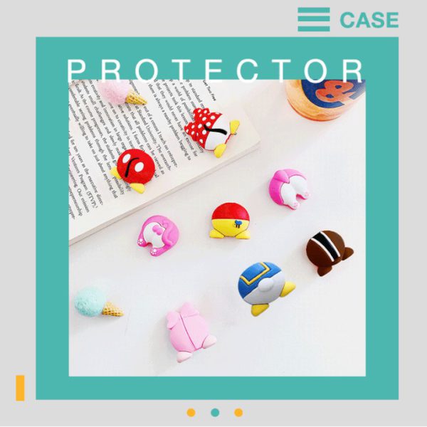 Cartoon Data Line Protective Sleeve（3pcs）