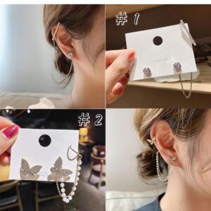 Rhinestones Ear Wrap Accessory