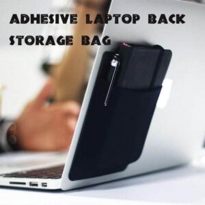 Adhesive Laptop Back Storage Bag