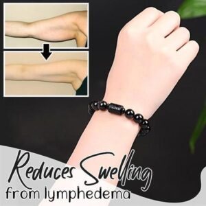 Anti-Swelling Black Obsidian Bracelet