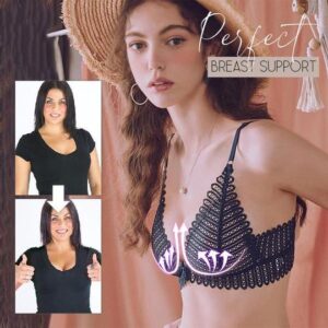 LaxChic™ Breathy Front Buckle Lace Bra