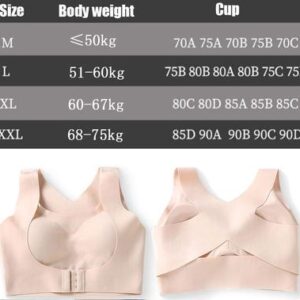 Seamless Front Buckle Support Bra