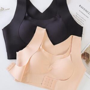 Seamless Front Buckle Support Bra