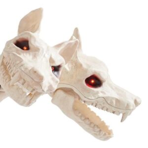 Animated Two Headed Skeleton Dog