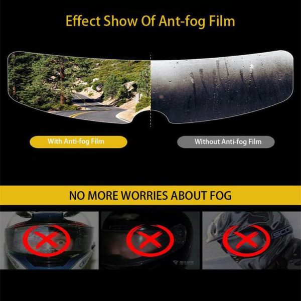 Rainproof Anti-fog Helmet Patch