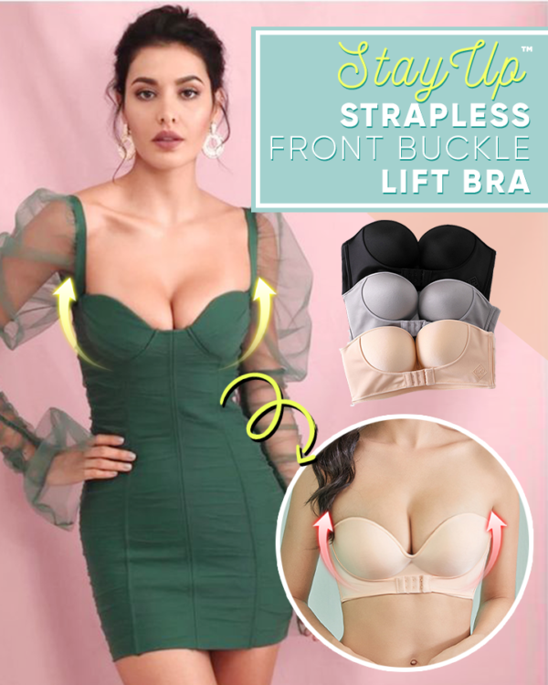 StayUp™ Strapless Front Buckle Lift Bra - Image 2