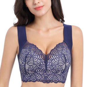 Sexy Lace Cut-out Wireless Lift-up Bra