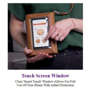 Clean and Safe Touch Screen Wallet