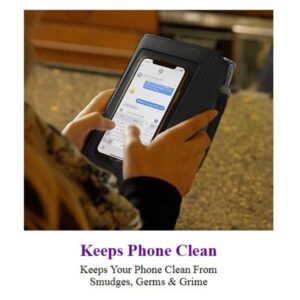 Clean and Safe Touch Screen Wallet