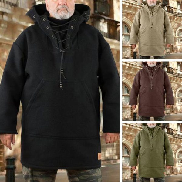 Men's Wool Anorak Outdoor Jacket