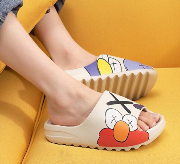 Basix "Eyes" Non-Slip Home Slippers