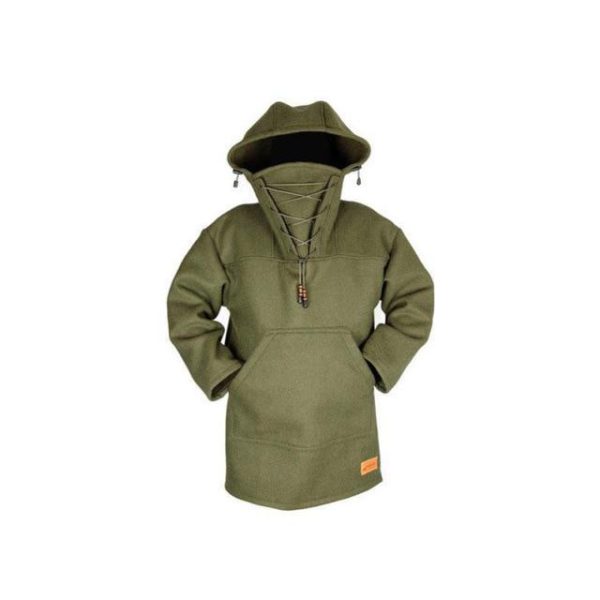 Men's Wool Anorak Outdoor Jacket