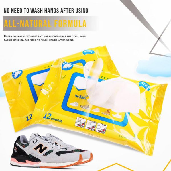 Shoes Cleaning Wipes (12Pcs/Pack)