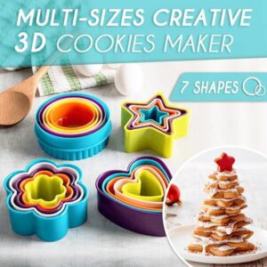 Multi-Sizes Creative 3D Cookies Maker