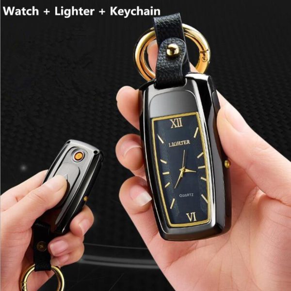 Car Logo Multifunction Keychain With Watch