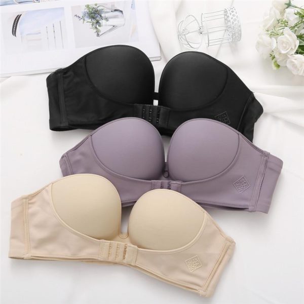 MangoLift Luxelift Strapless Front Push Up Bra