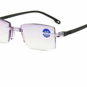 FoldFlat Sapphire High Hardness Anti-Blue Progressive Far And Near Dual-Use Reading Glasses