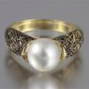 Elegant Natural Pearl Ring