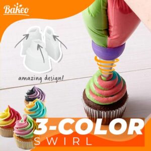 Bakeo™ Tri-Color Pastry Nozzle