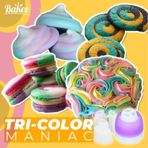 Bakeo™ Tri-Color Pastry Nozzle