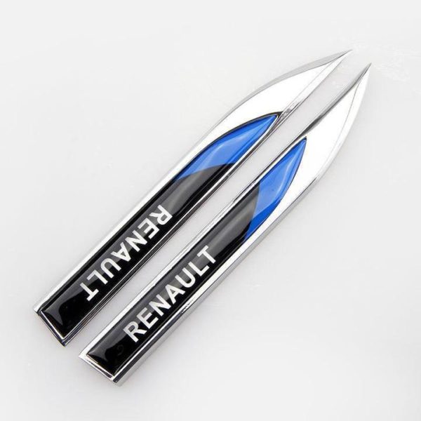 Leaf Metal Car Sticker（2PCS）