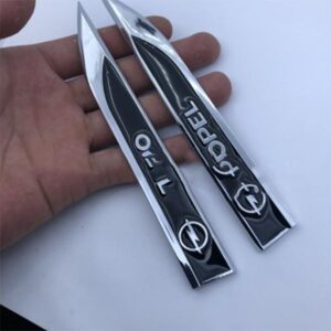 Leaf Metal Car Sticker（2PCS）