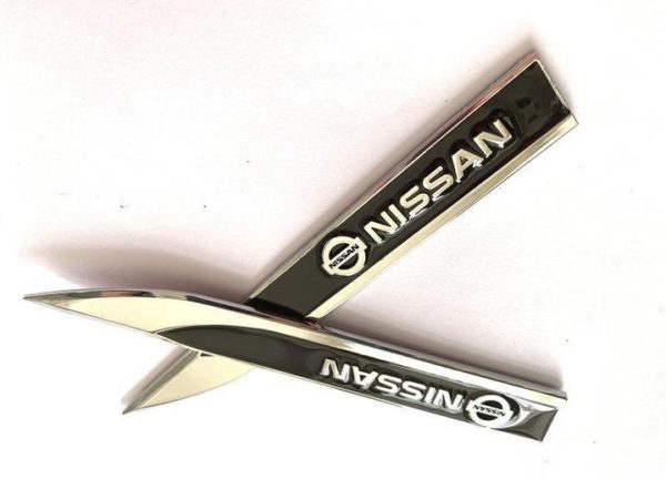 Leaf Metal Car Sticker（2PCS）