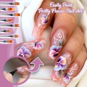 [PROMO 30% OFF] EZ Petal Flower Nail Art Brush Pen